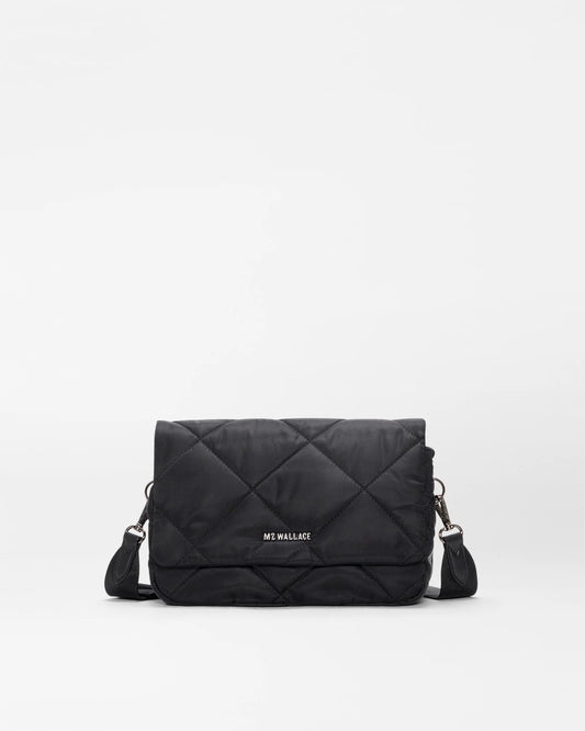 Madison Flap Crossbody - Black