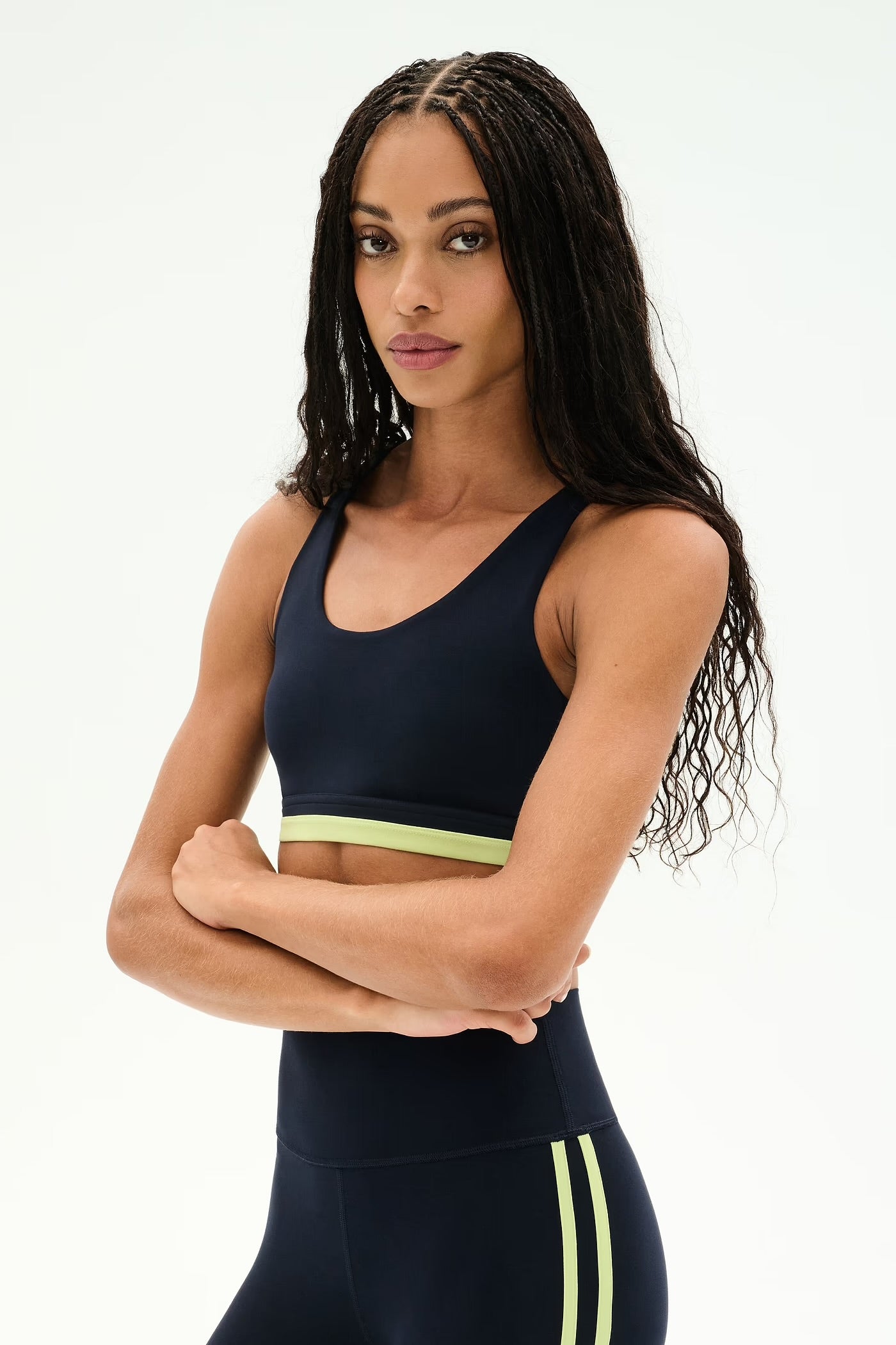 Maci Airweight Bra - Indigo/Limeade