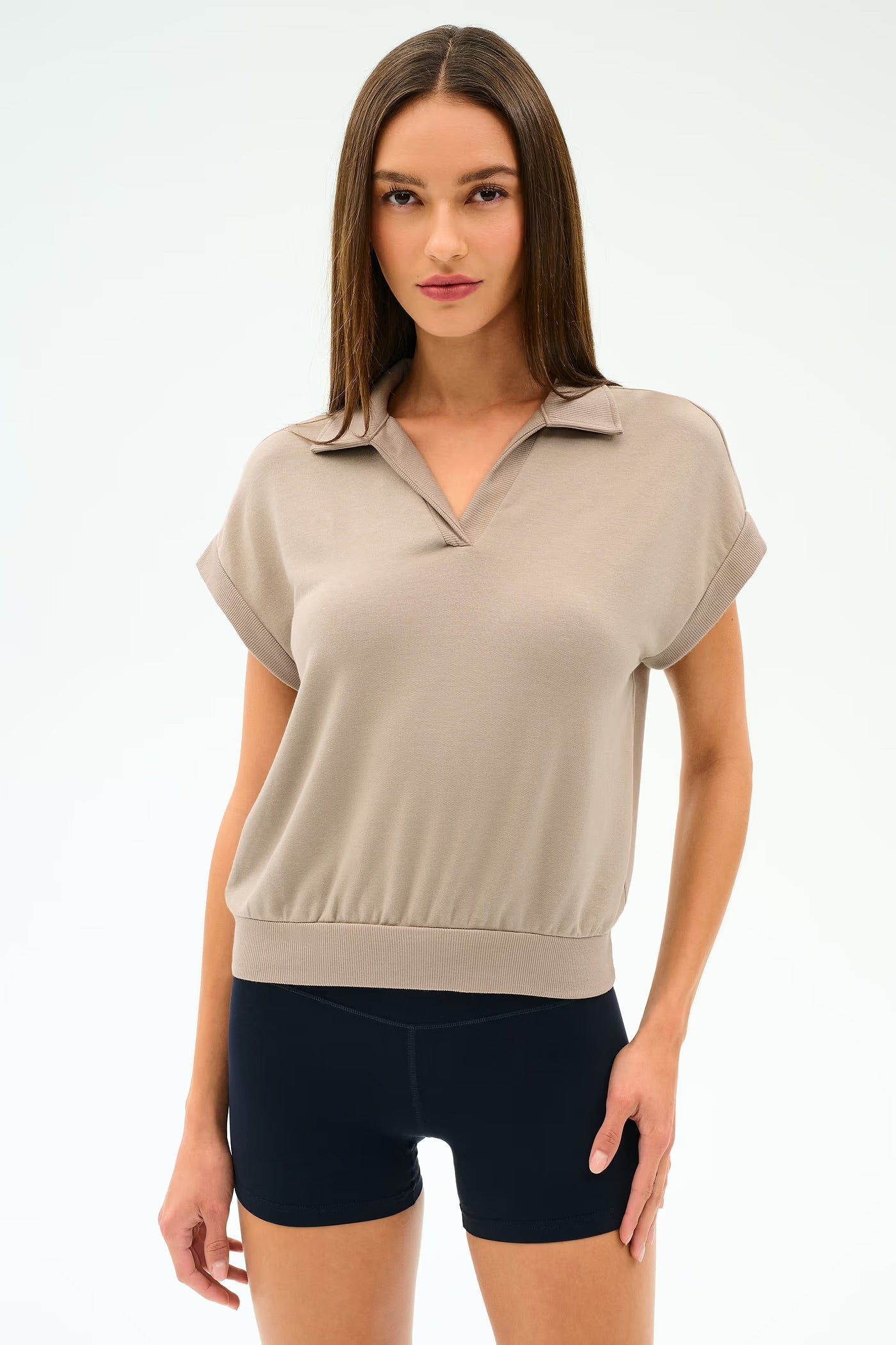 Elvie Polo/ Andie Sweatpant - Latte
