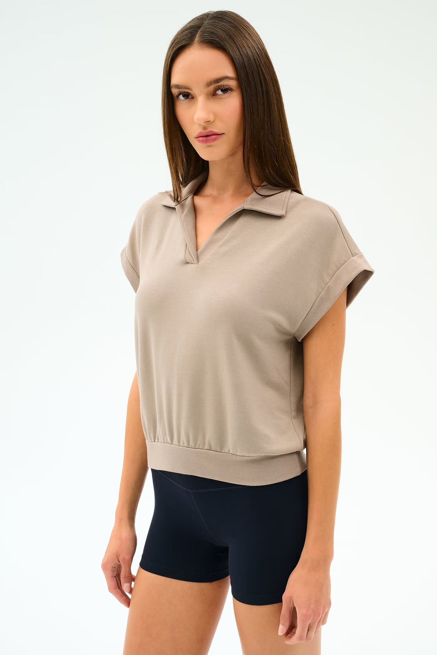 Elvie Polo/ Andie Sweatpant - Latte