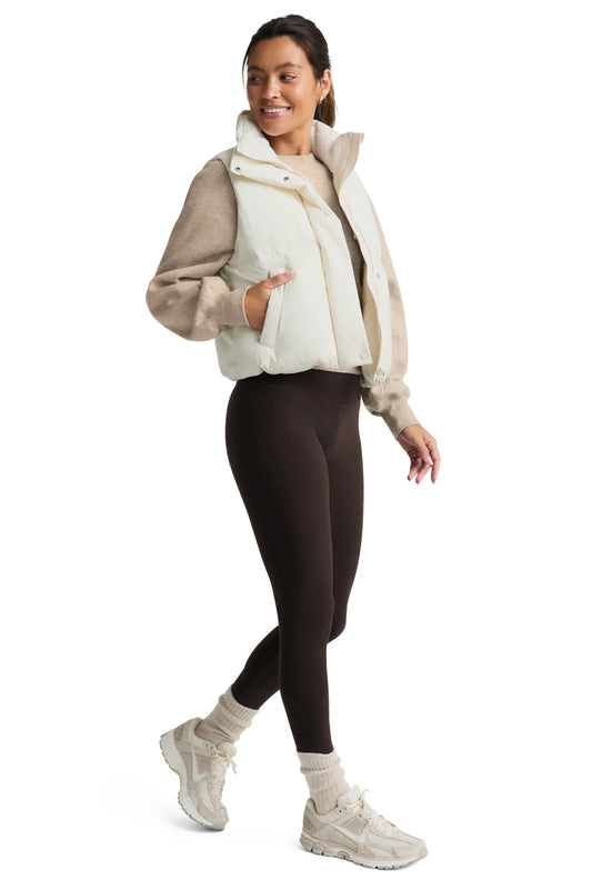 Up for It Puffer Vest - Sea Salt