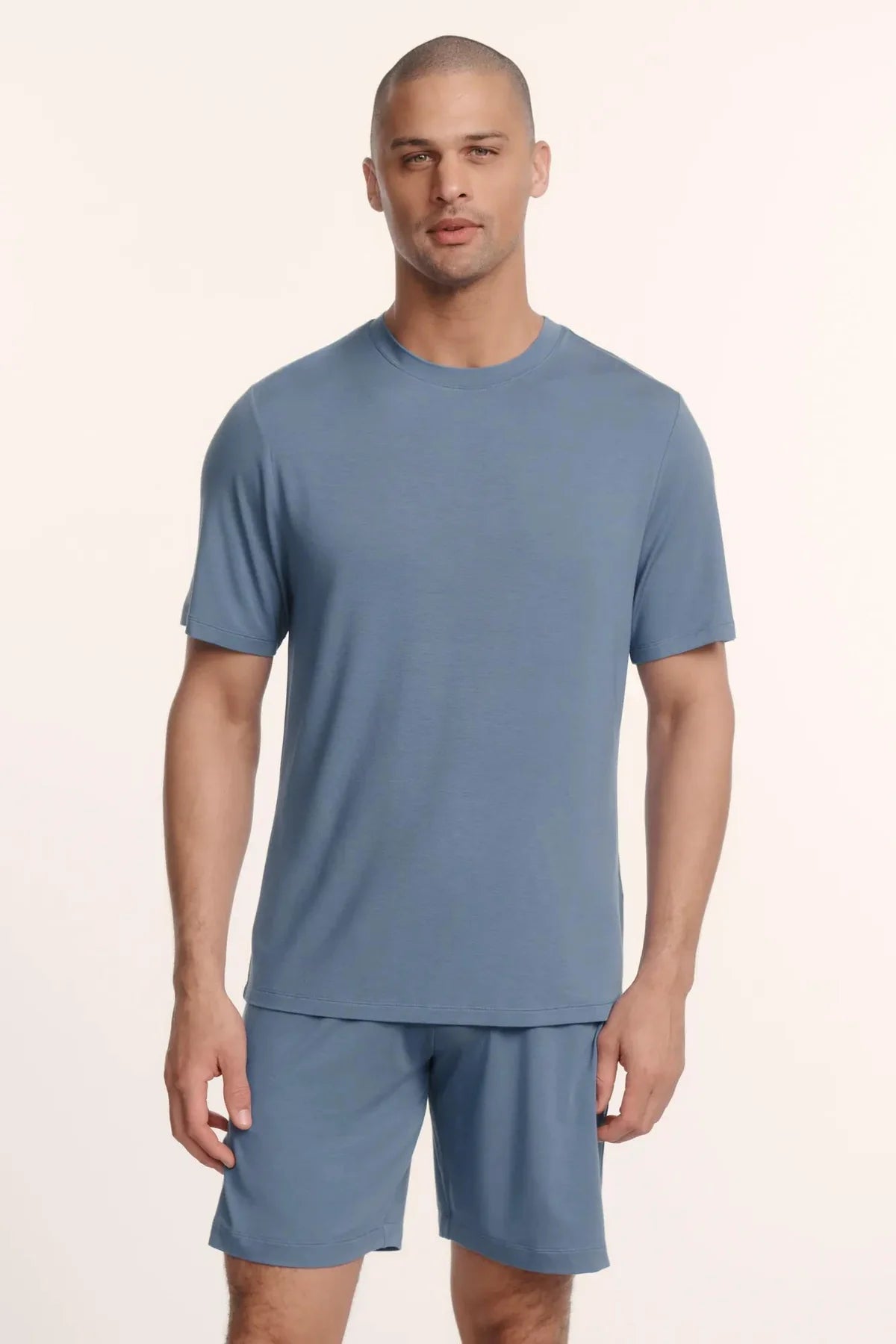 Henry Short PJ Set - Slate Blue