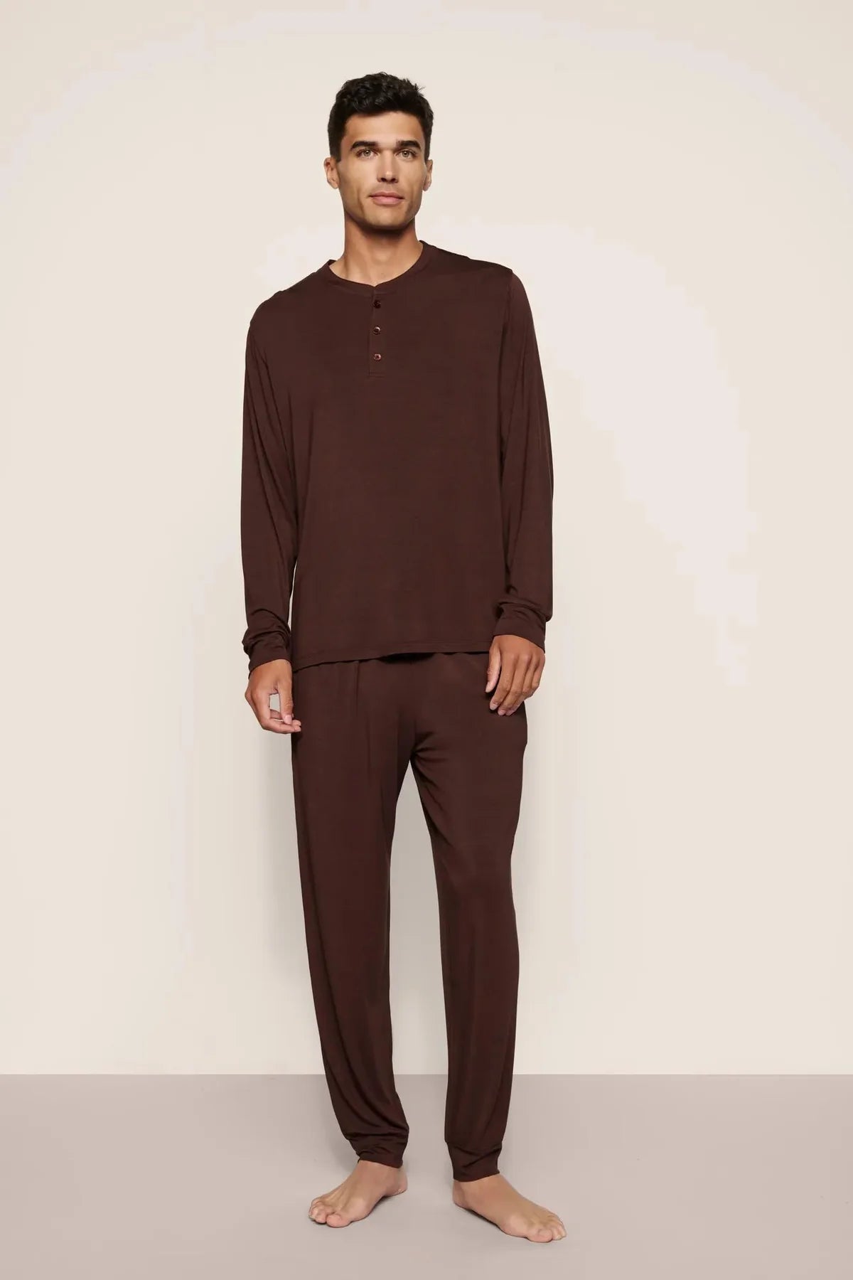 Henry Long PJ Set - Chocolate
