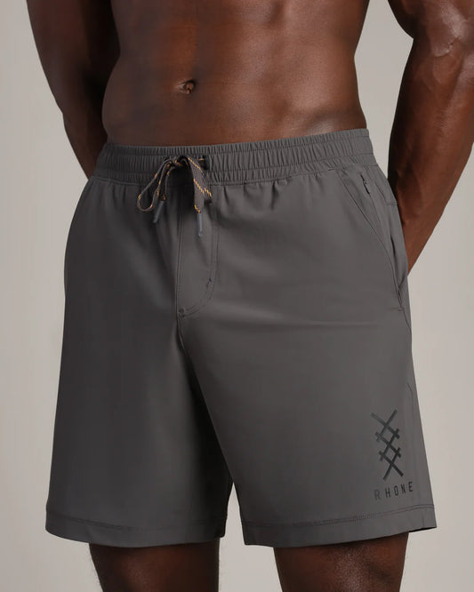 Pursuit Graphic Short - Asphalt