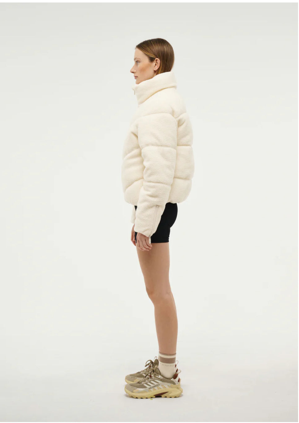 Fortune Sherpa Jacket - Whisper White