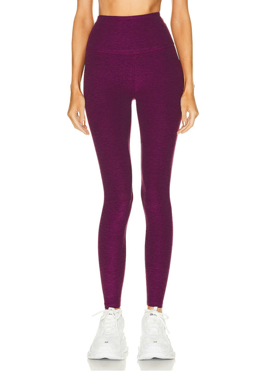 HW Midi Legging - Aubergine Beet