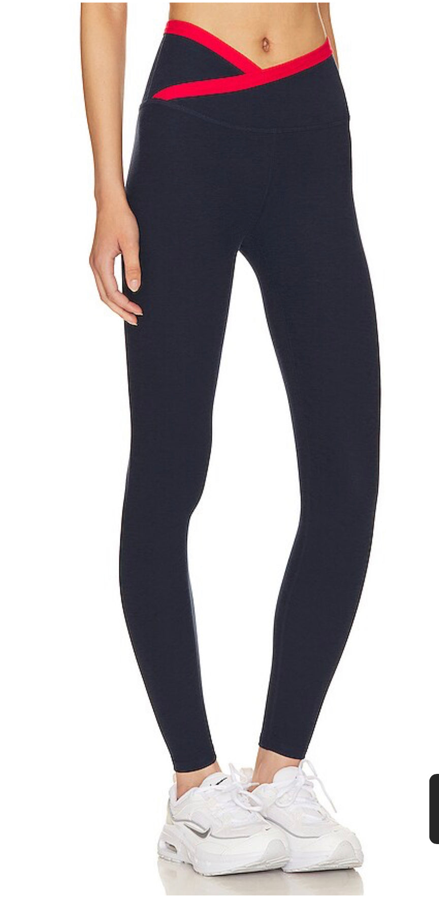 Outlines Legging - Nocturnal Navy/Candy Apple Red