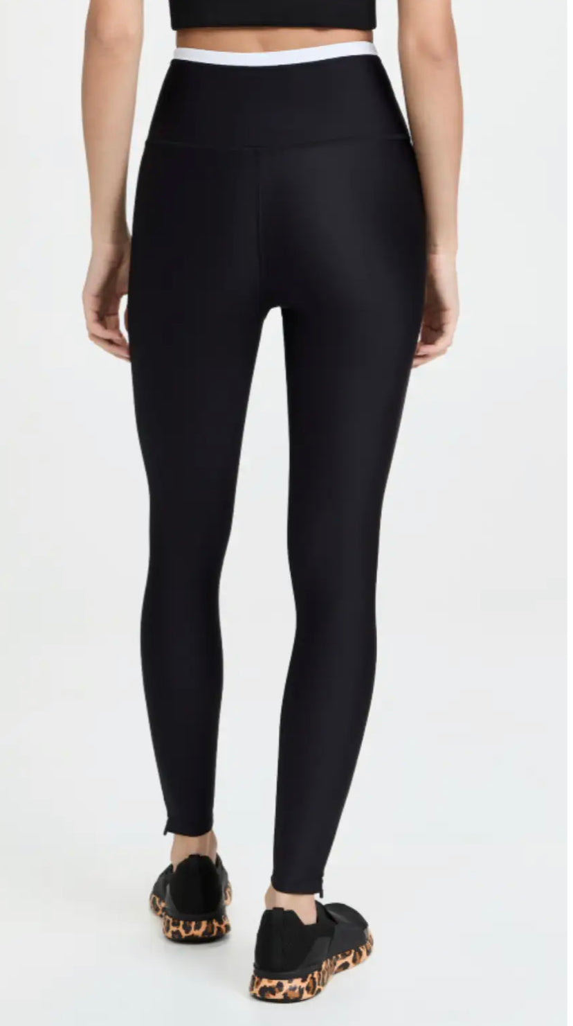 Steady Run Legging - Black/Pink