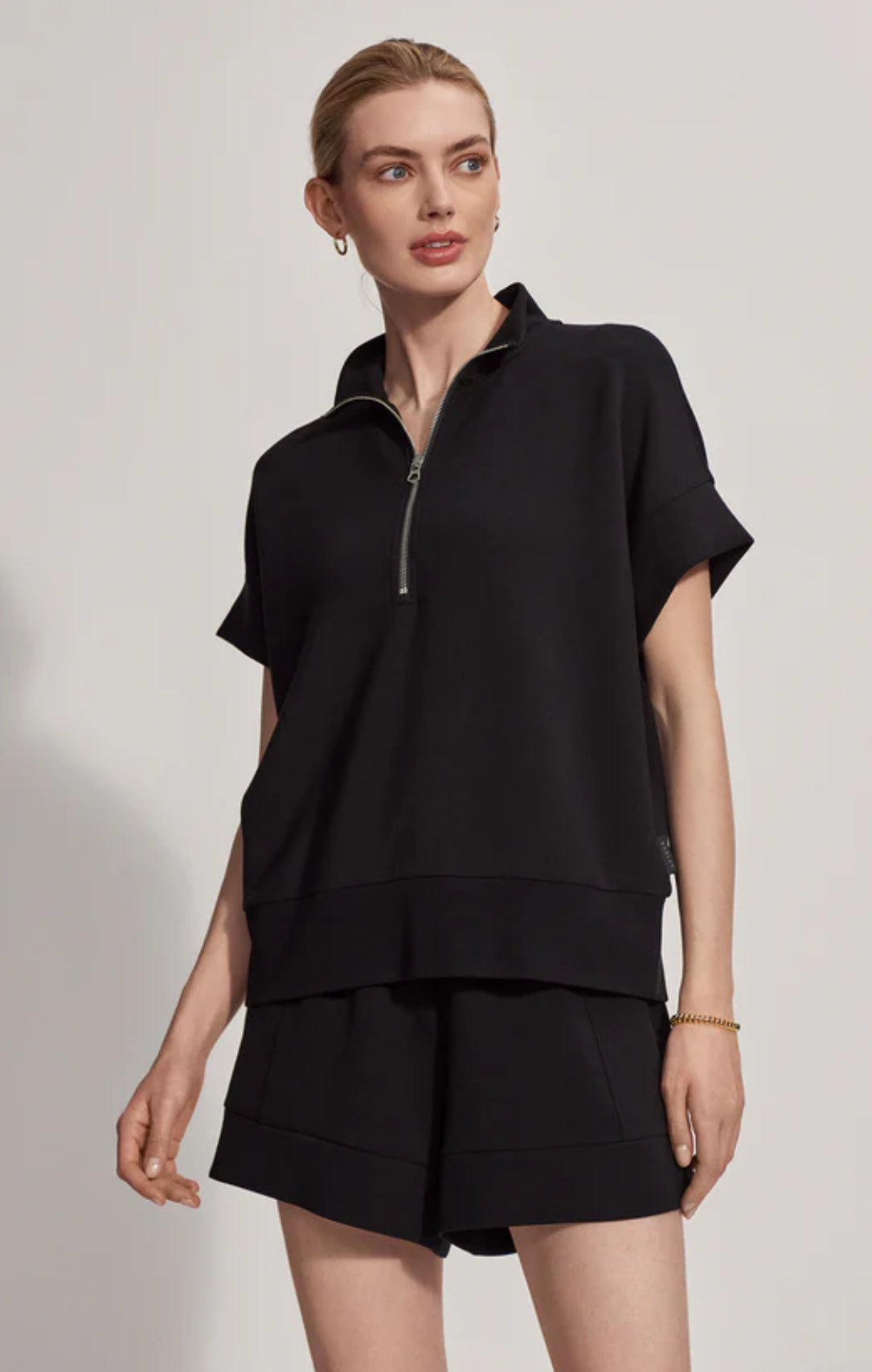 Ritchie Short Slv/Slim Cuff Pant - Black