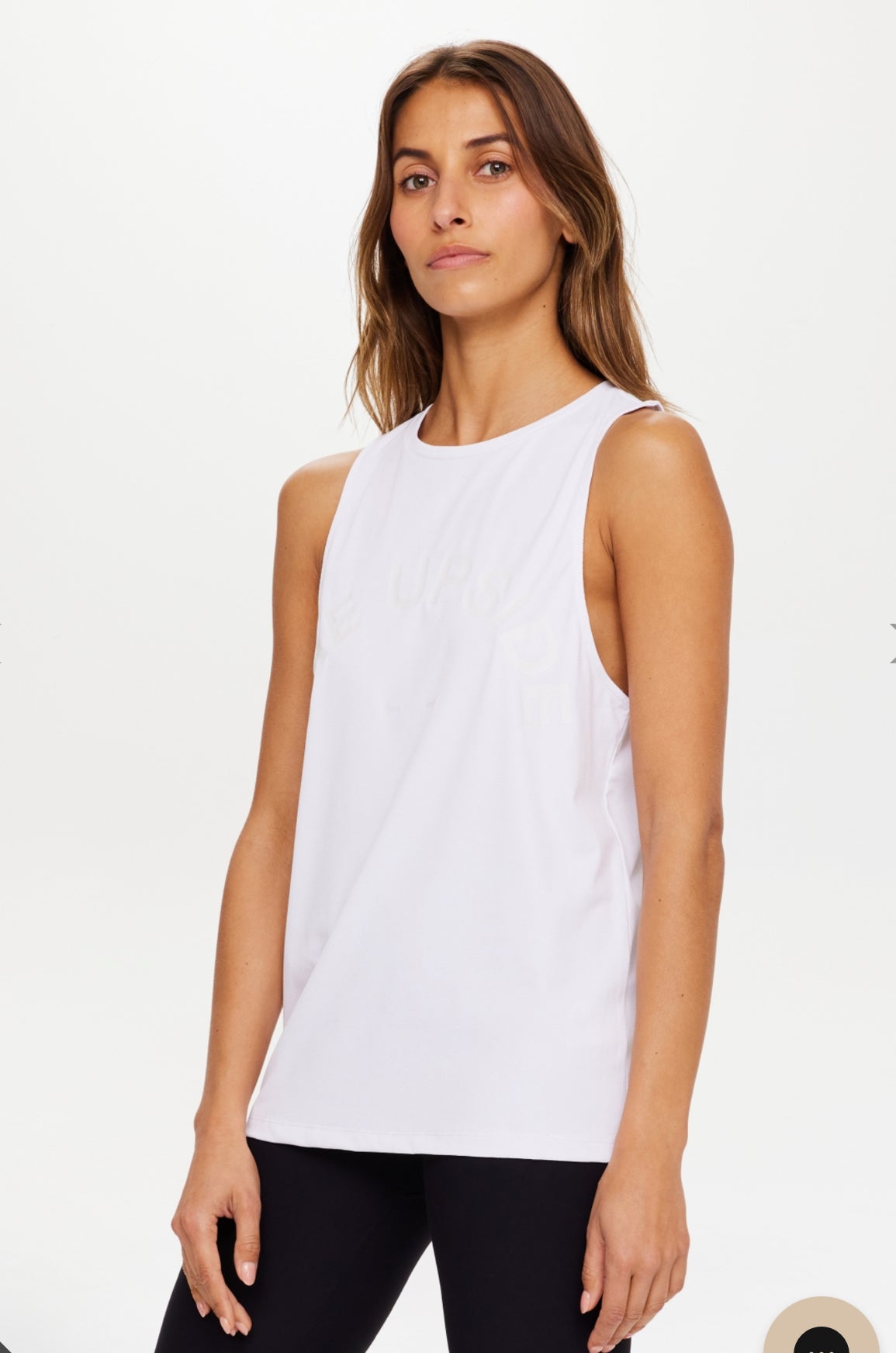 Quick Dry Sarah Tank - White