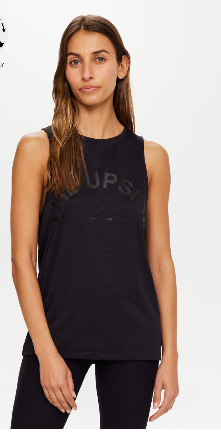 Quick Dry Sarah Tank - Black