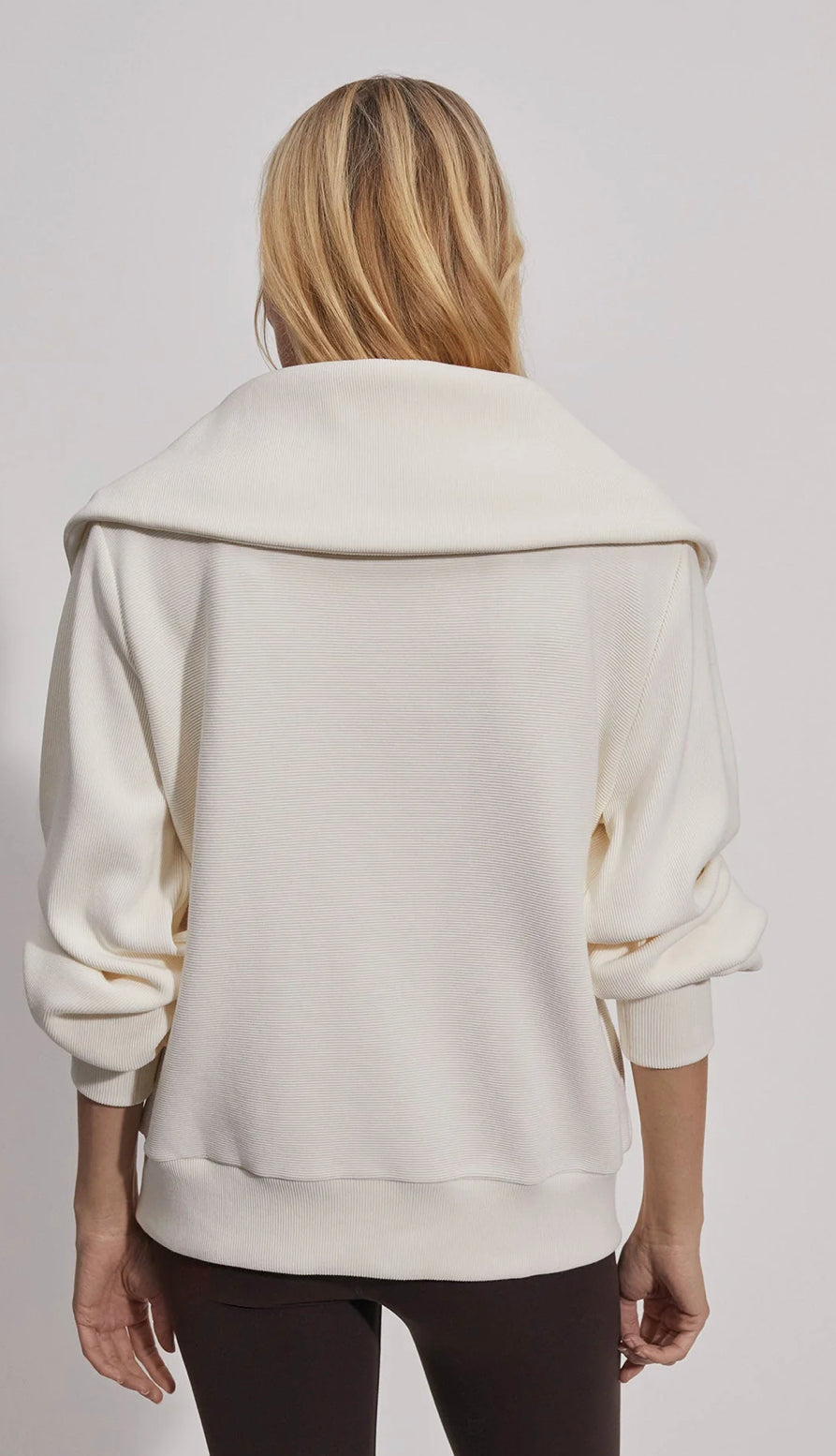 Vine Half Zip - Ivory