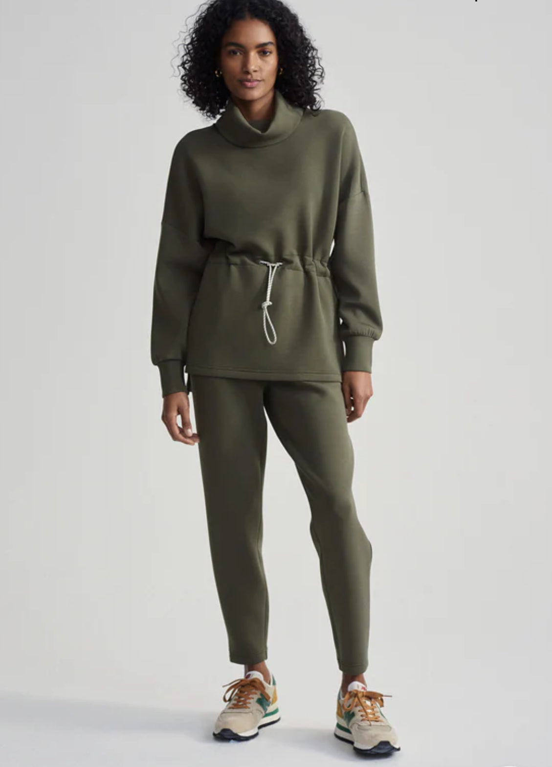 Freya/Slim Cuff Pant - Olive