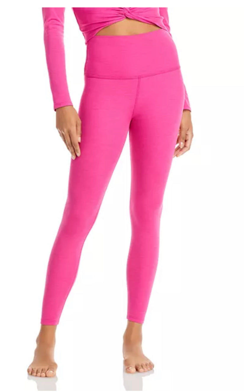 HW Midi Legging - Pink Punch