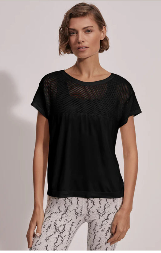 Calloway Boxy Tee - Black