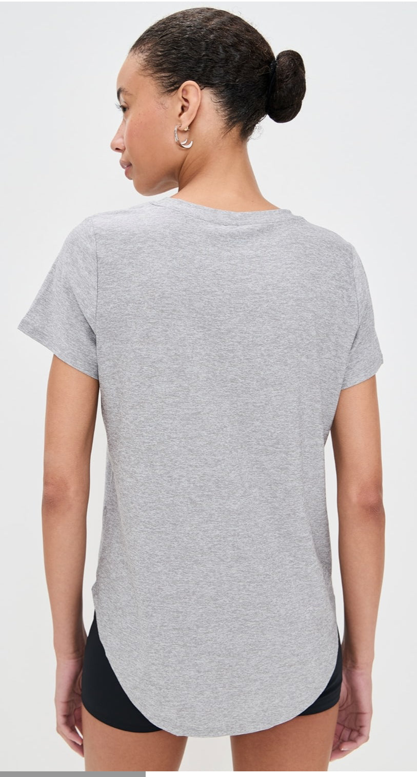 On the Low Tee - Silver Mist