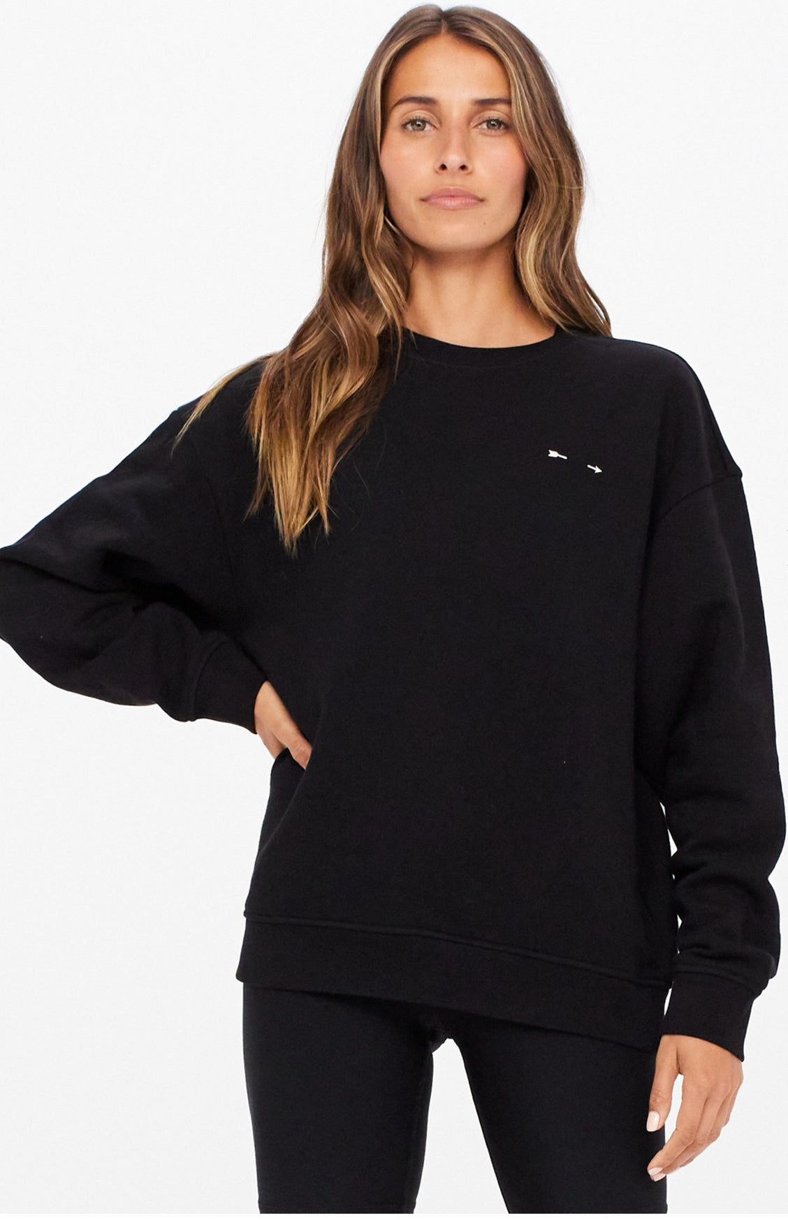 Saturn Arrow Sweater - Black