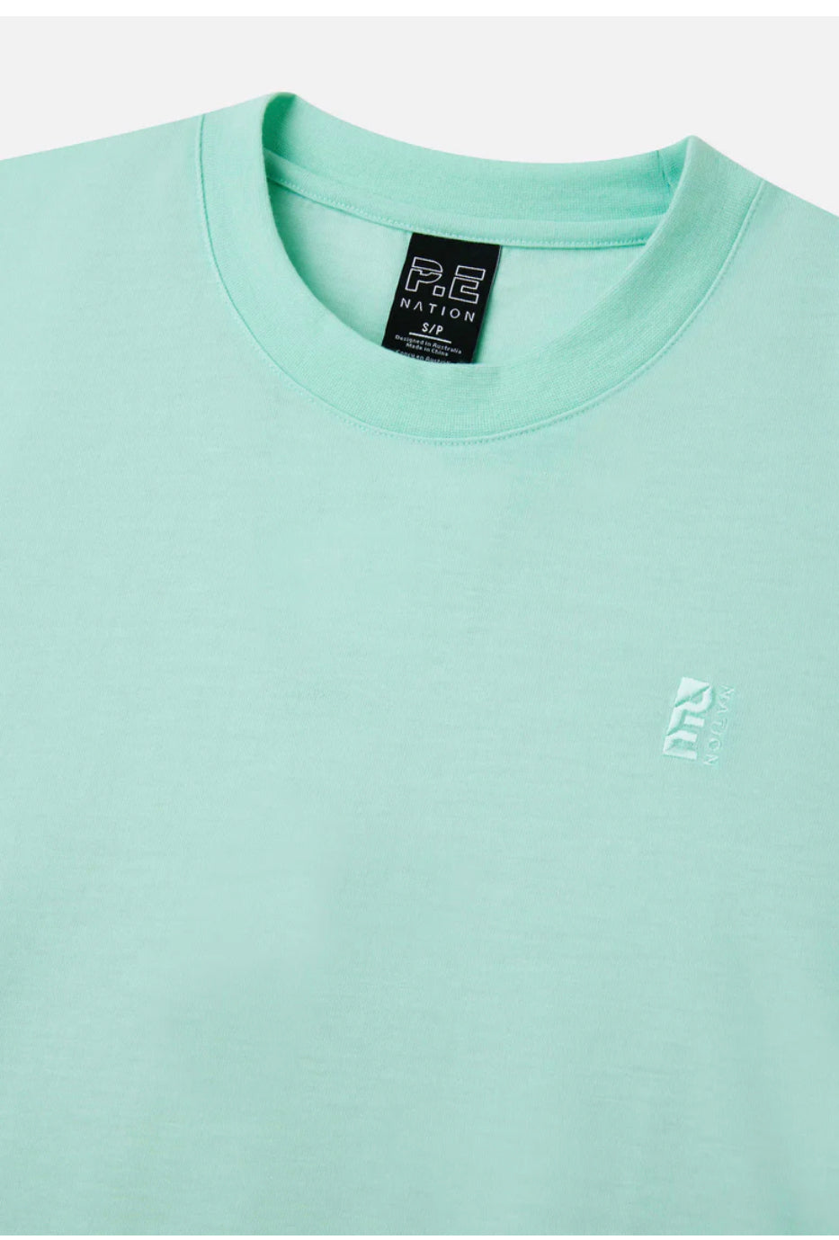 Primary Slim Tee - Aqua