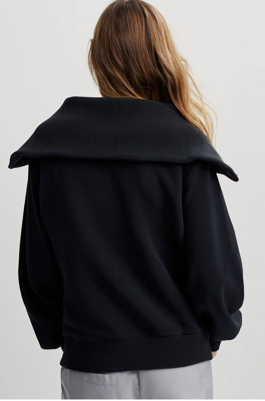 Vine Half Zip - Black