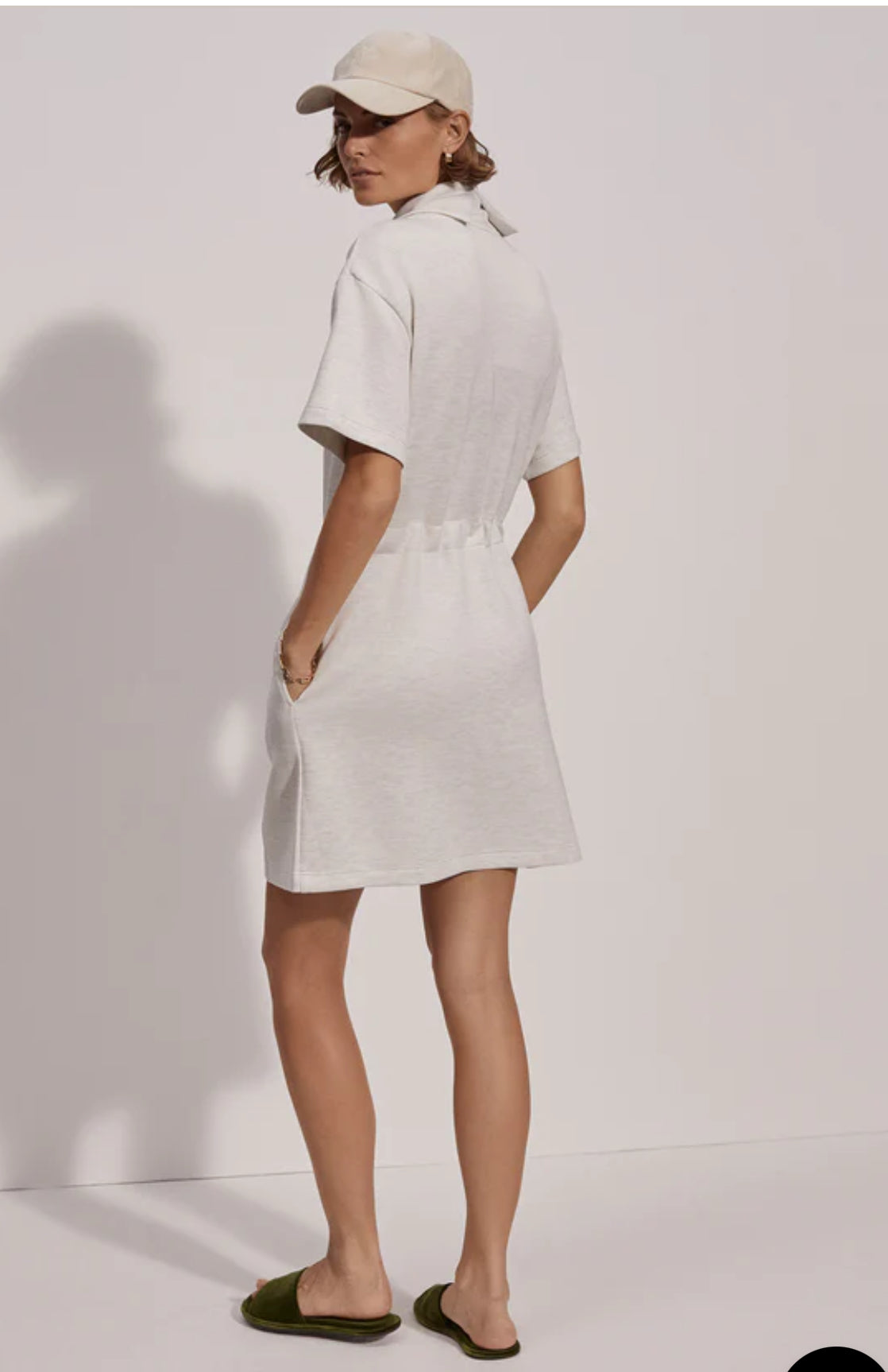 Sophie Dress - Ivory Marble