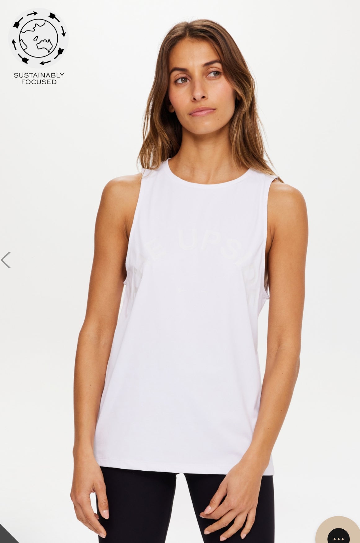 Quick Dry Sarah Tank - White