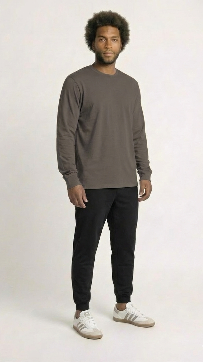 Halo Basic L/S Tee - Brown