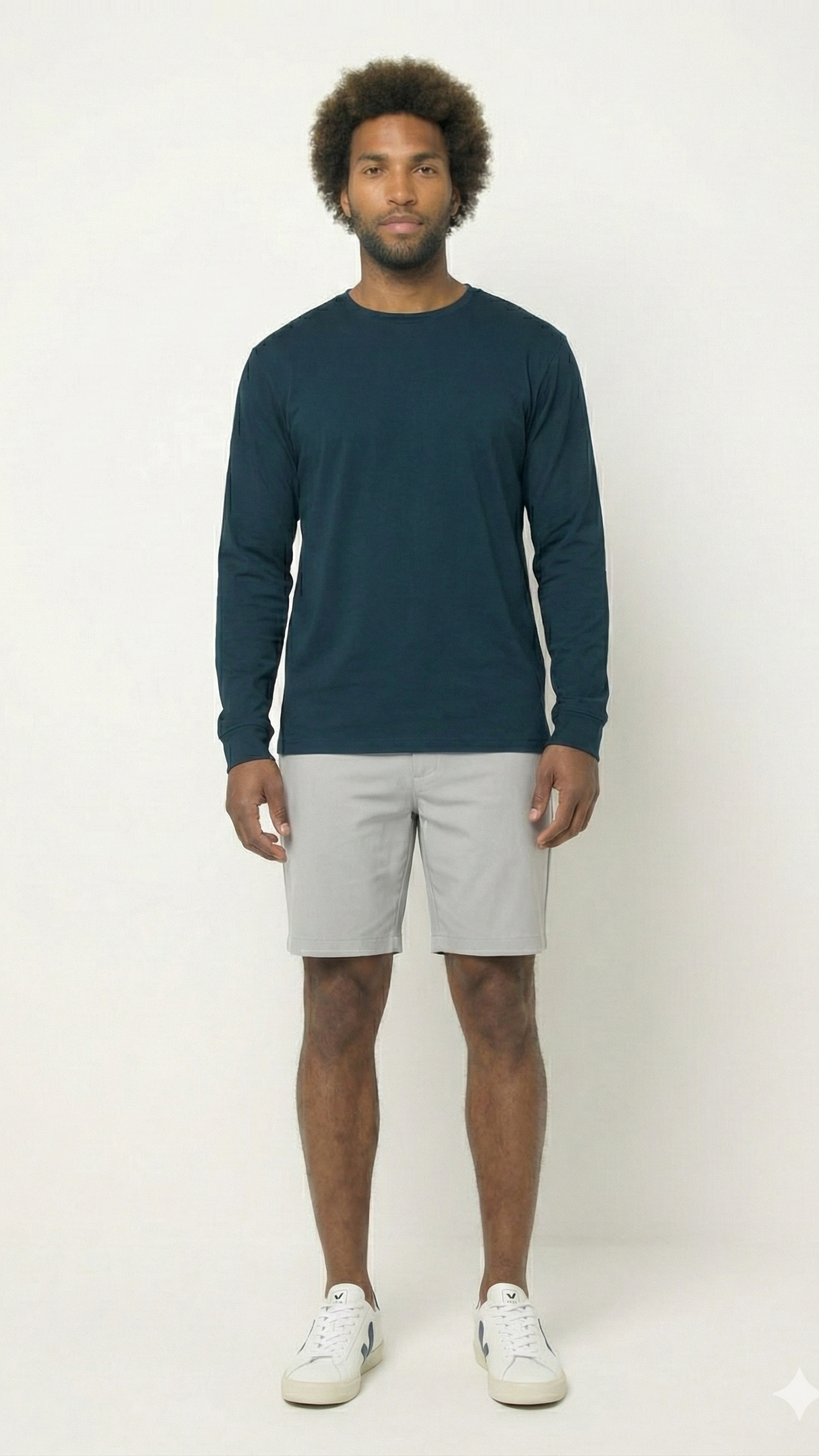 Halo Basic Tee L/S - True Blue