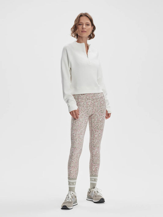 Ebba Half Zip Midlayer - White
