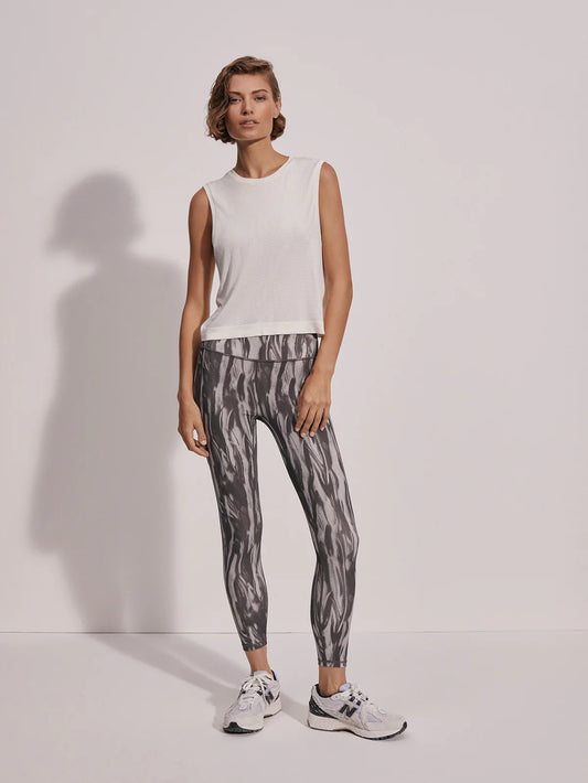 Page Seamless Cropped Tank - White