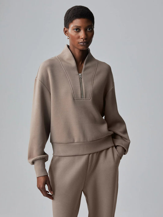 Davidson/Slim Cuff Pant - Taupe Marble