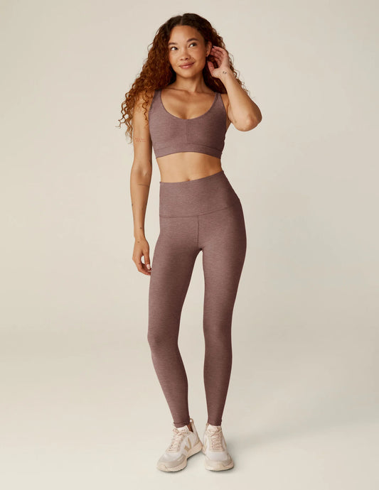 HW Midi Legging - Rose Brush