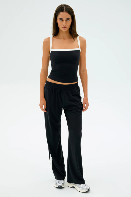 Maxie Track Pant - Black/White