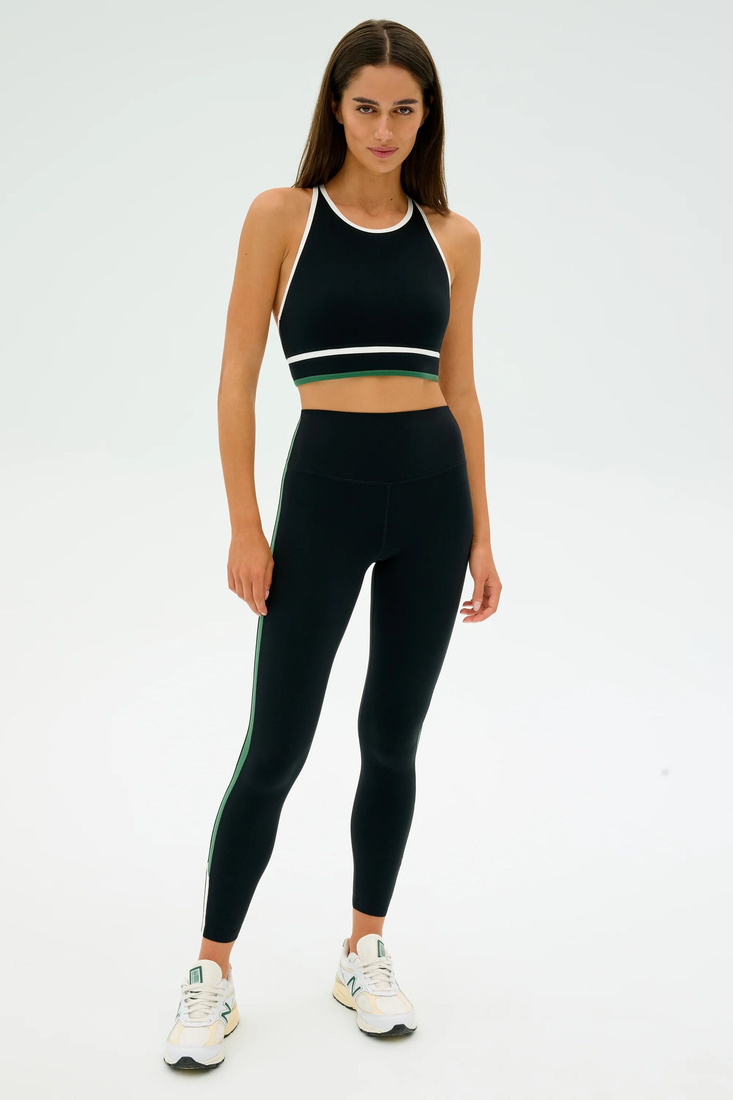 Layla Airweight 7/8 HW Legging - Black/Arugula