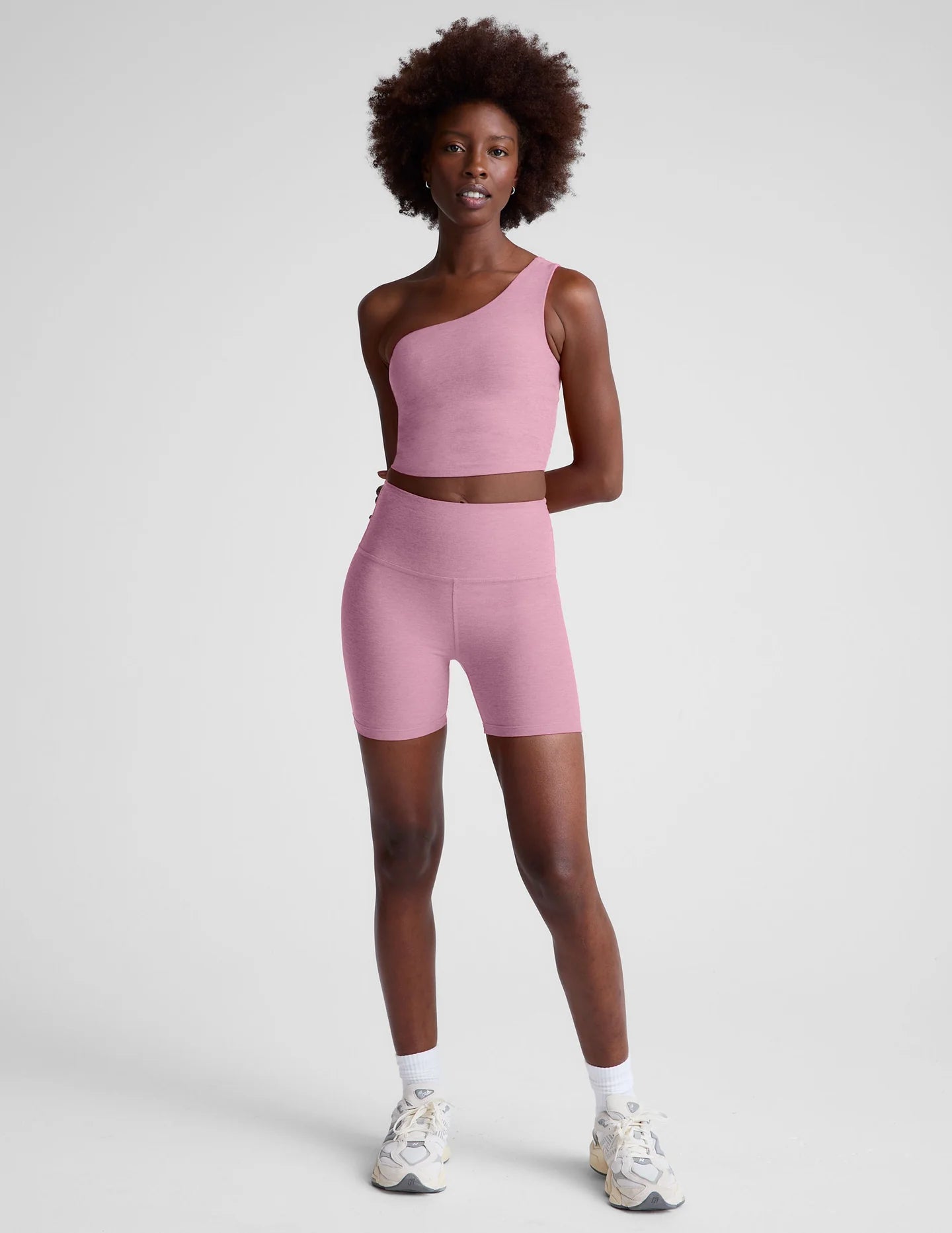 Keep Pace Biker Short - Pink Haze