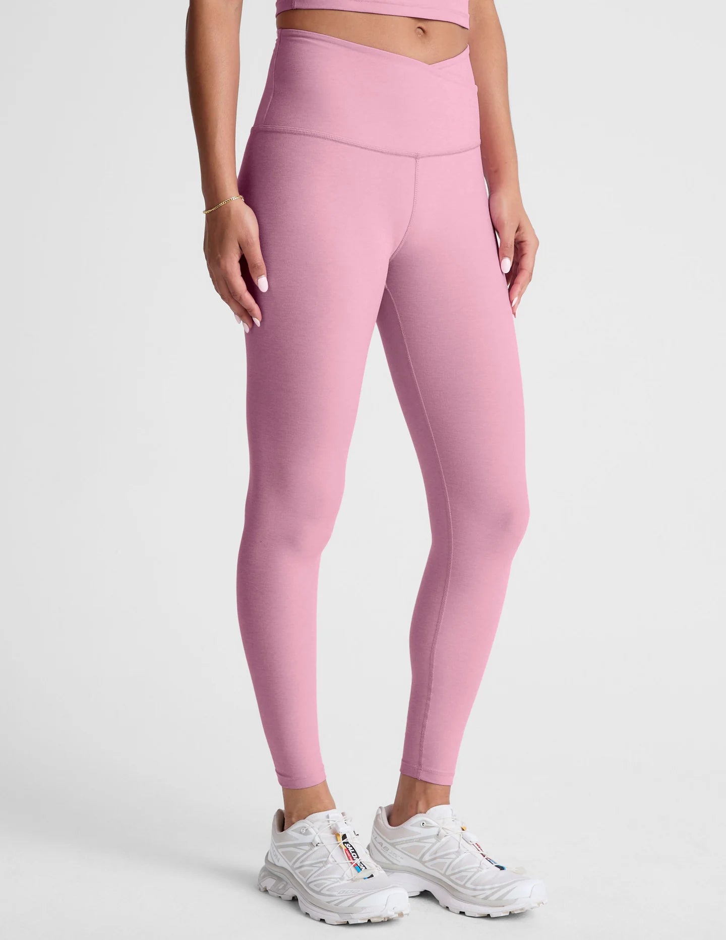 Leisure HW Midi Legging - Pink Haze