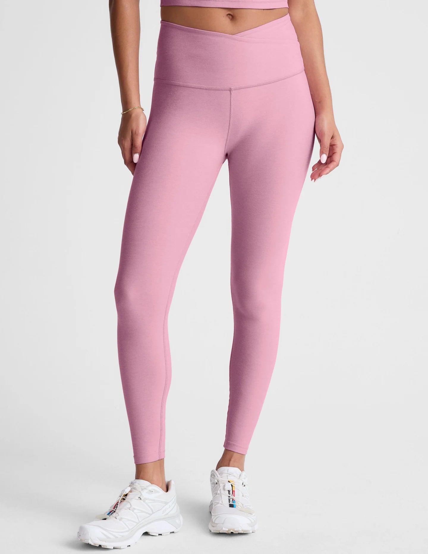 Leisure HW Midi Legging - Pink Haze