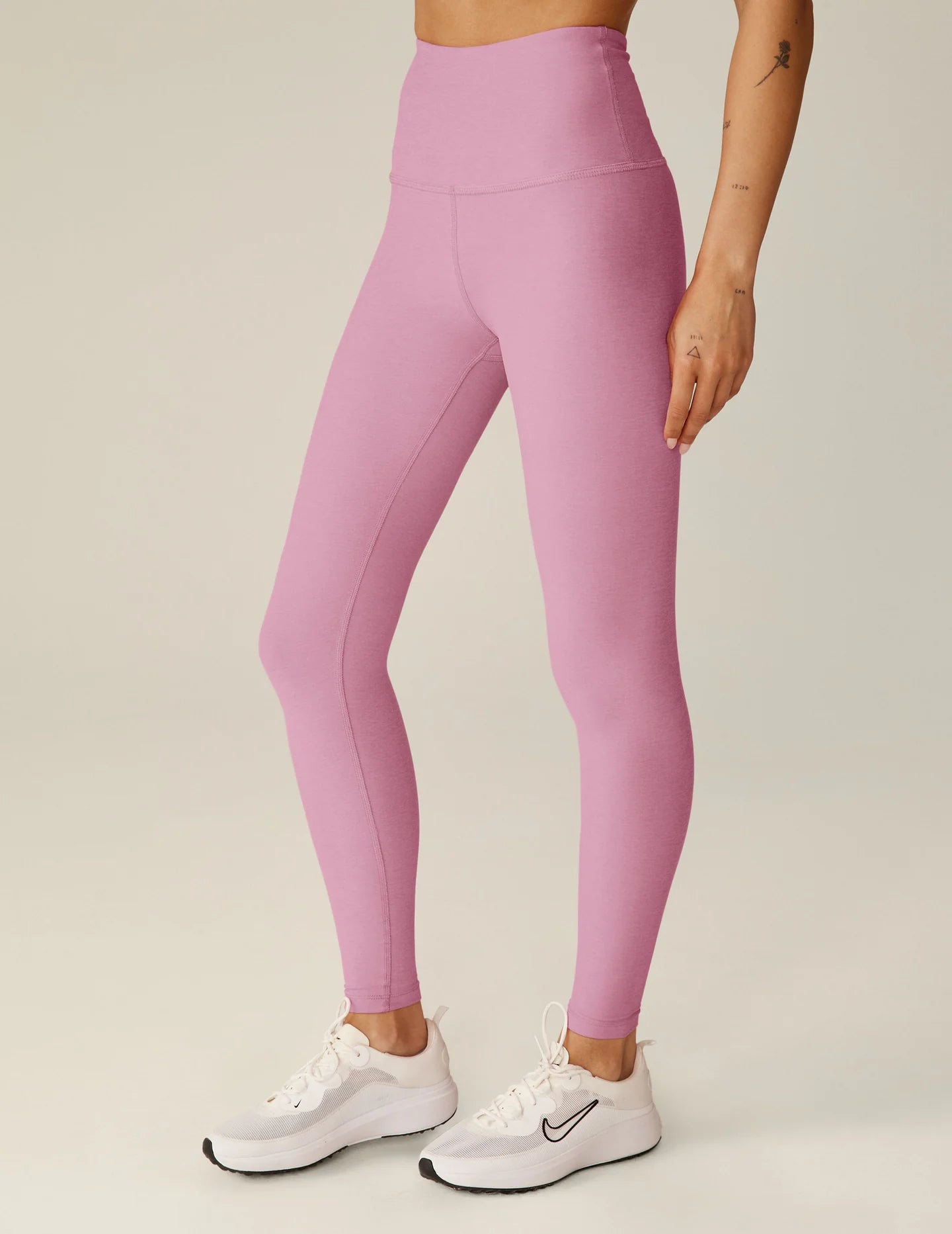 HW Midi Legging - Pink Haze