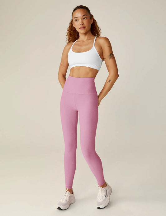 HW Midi Legging - Pink Haze