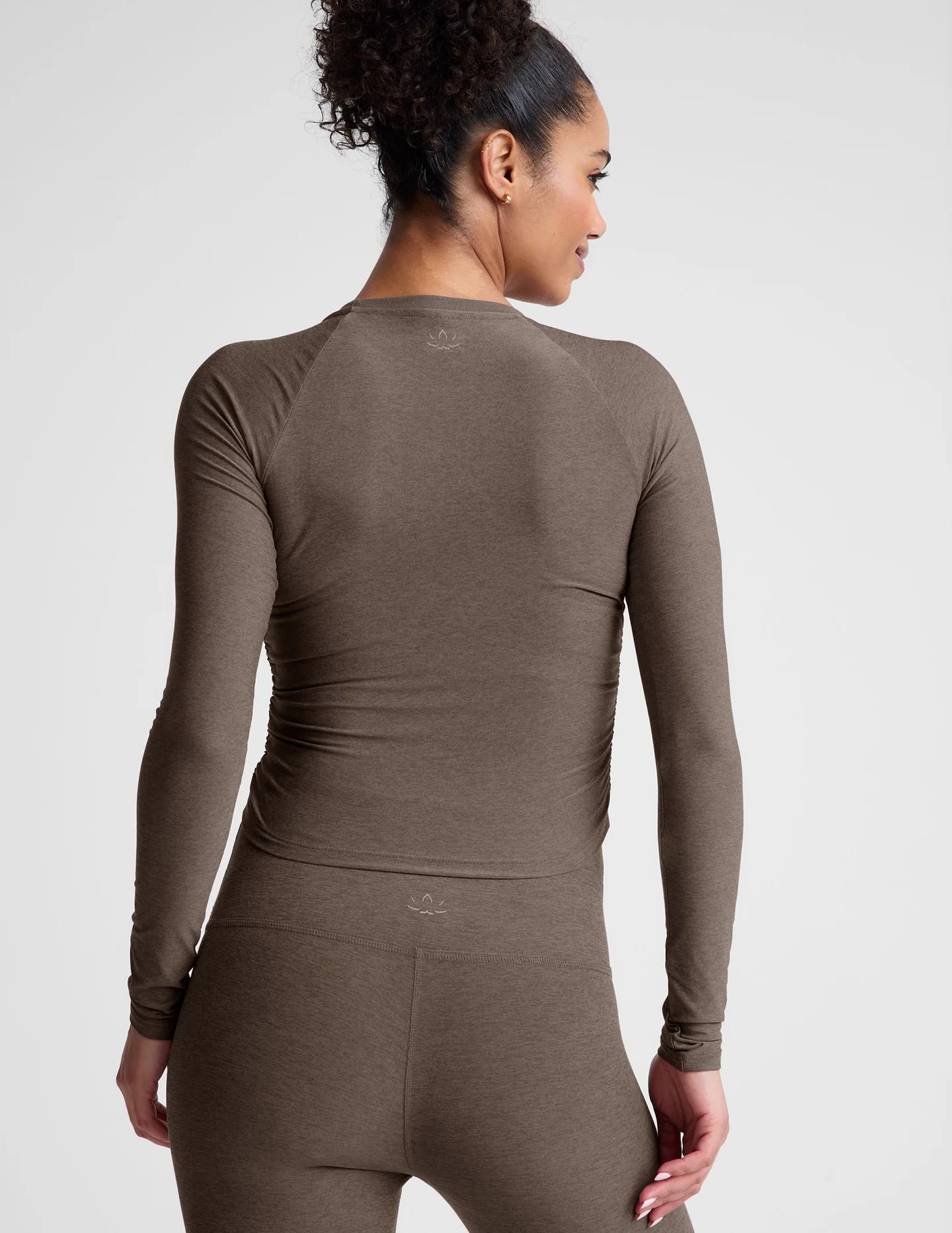 Your Fit Long Slv Top - Soft Umber