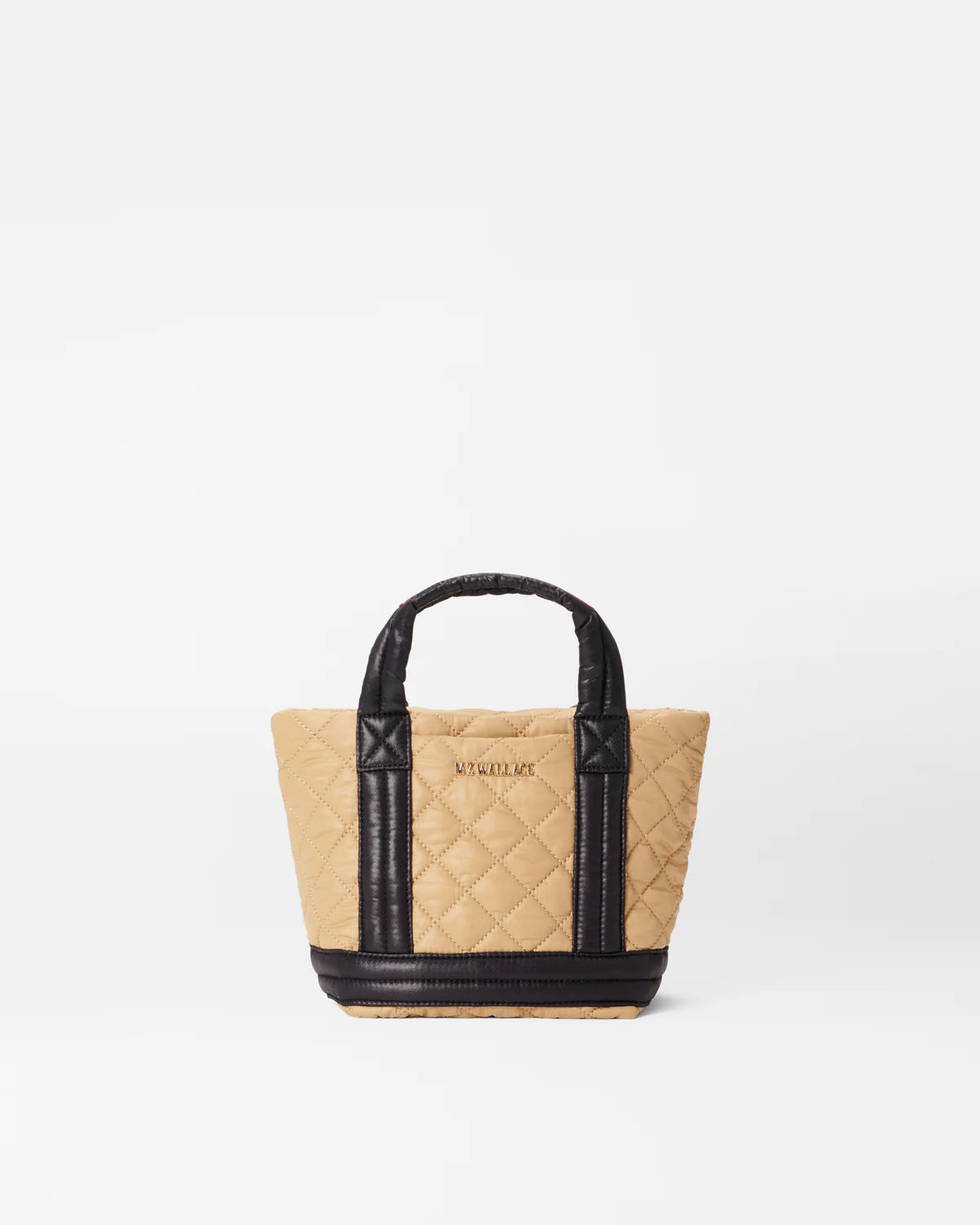 Mini Empire Tote - Black/Camel