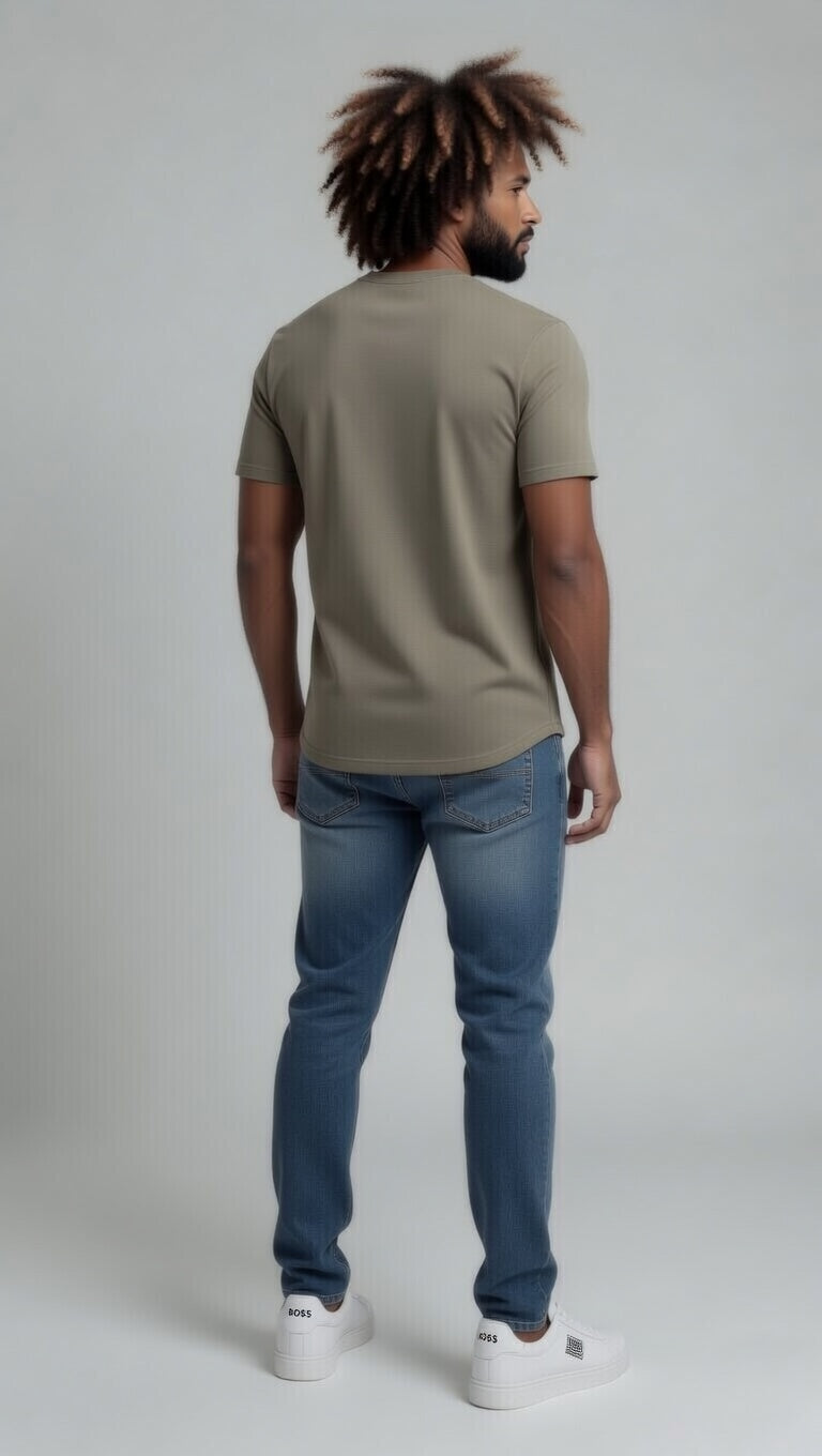 Loft Short Slv Tee - Stone