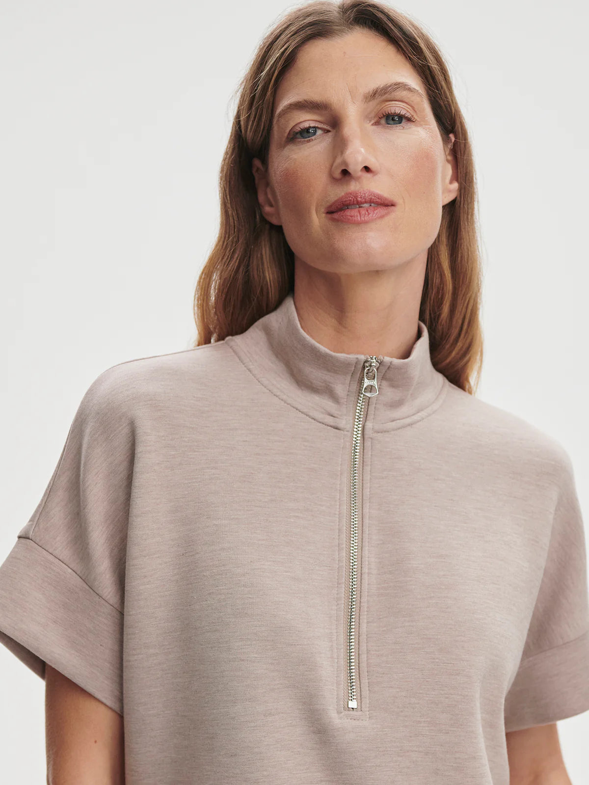 Ritchie/Slim Cuff Pant - Taupe Marble