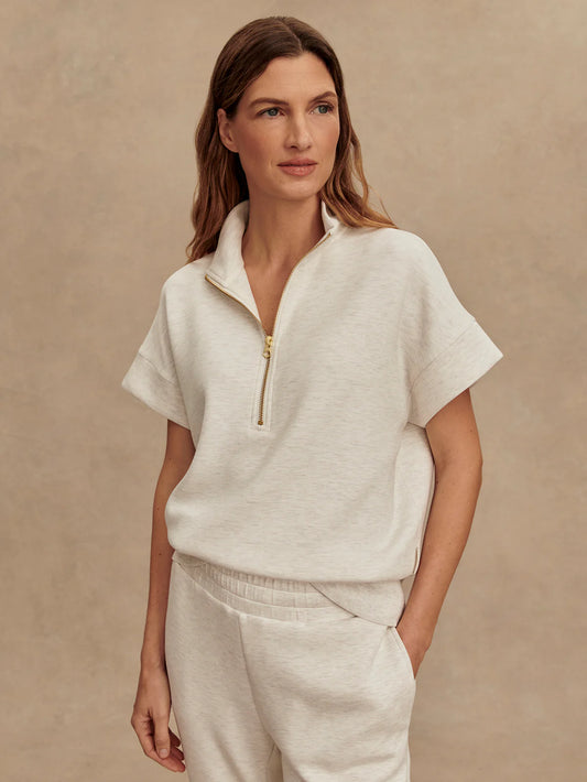 Ritchie/Slim Cuff Pant - Ivory Marble