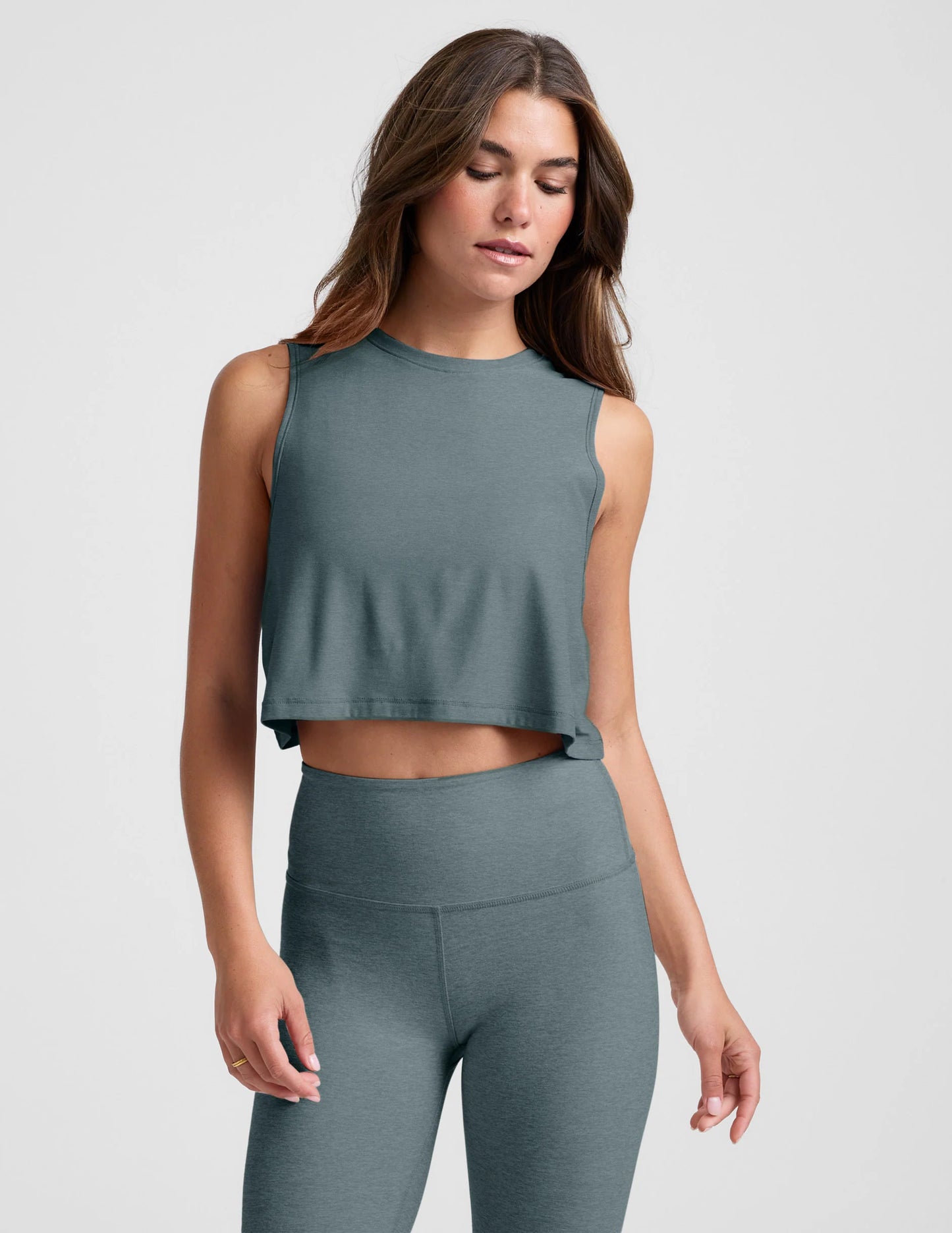 Minimal Cropped Tank - Storm