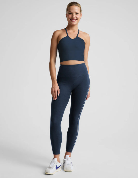 Streamline Midi Leggings- Nocturnal Navy