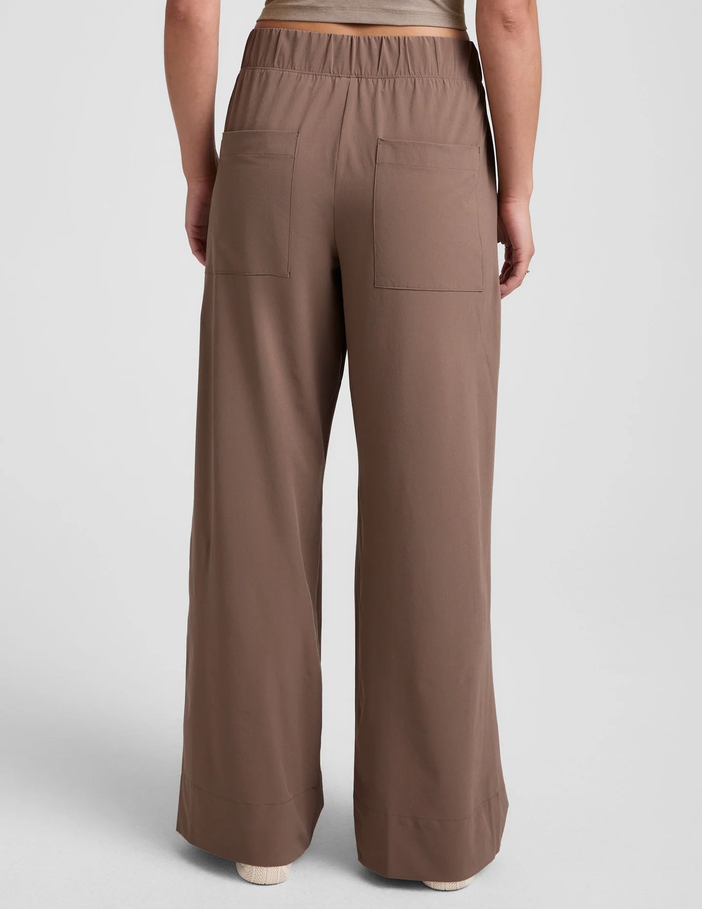 Midtown Cropped Jacket/Easy Wide Leg Pant - Khaki