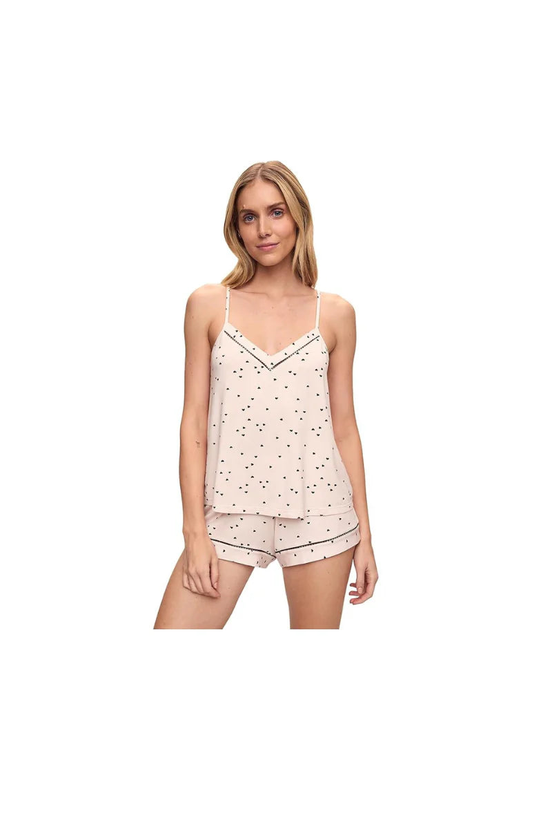 Fiona Camo/Short Set - Little Hearts Sorbet