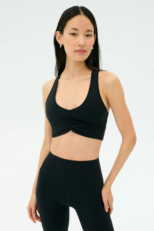 Airweight Bra w Ruching - Black