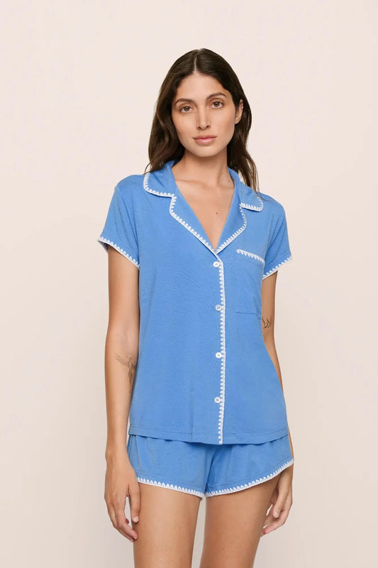 Frida Shortie PJ Set - Cornflower