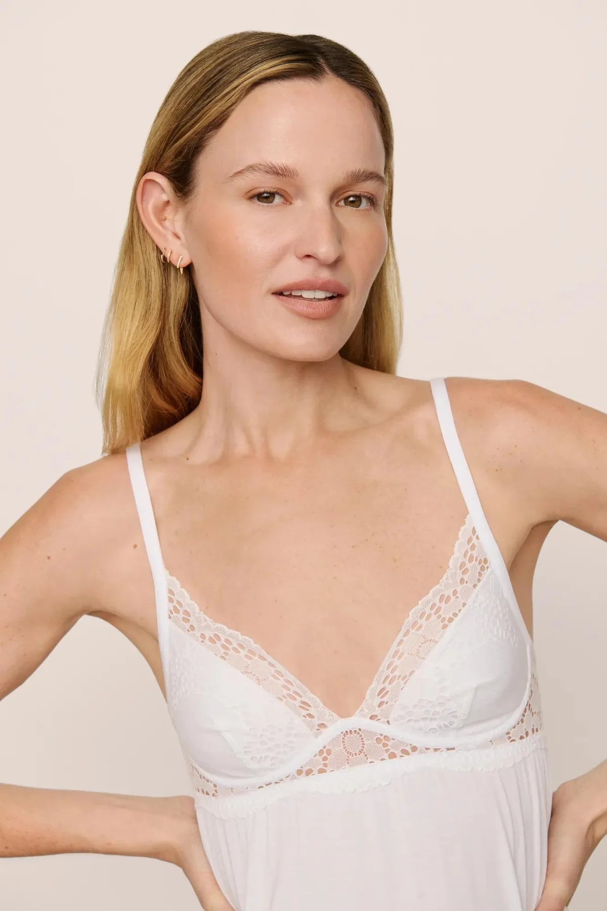 Beatrix Slip - White